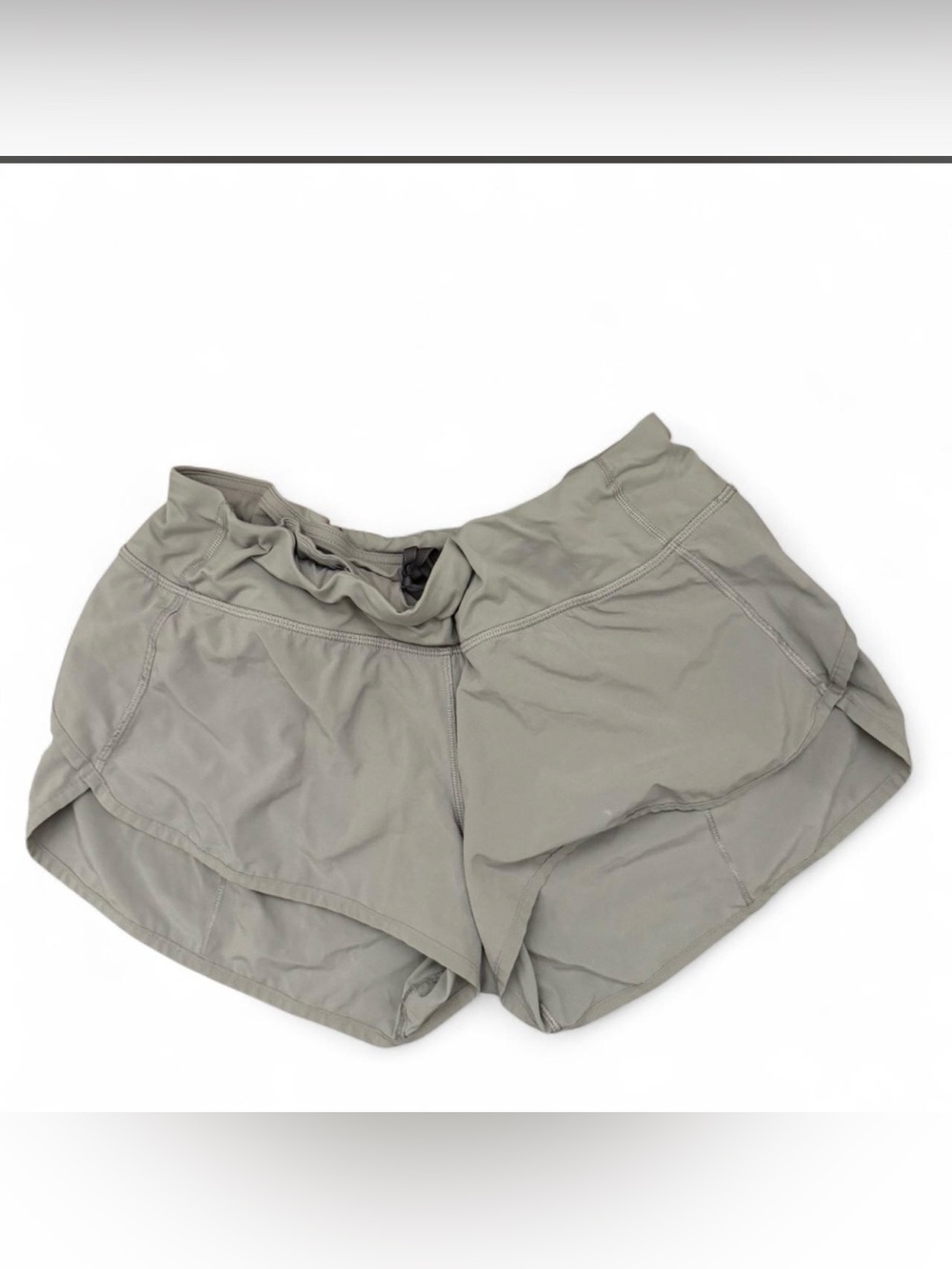 lululemon athletica Women's Athletic Shorts in Light Olive Gray